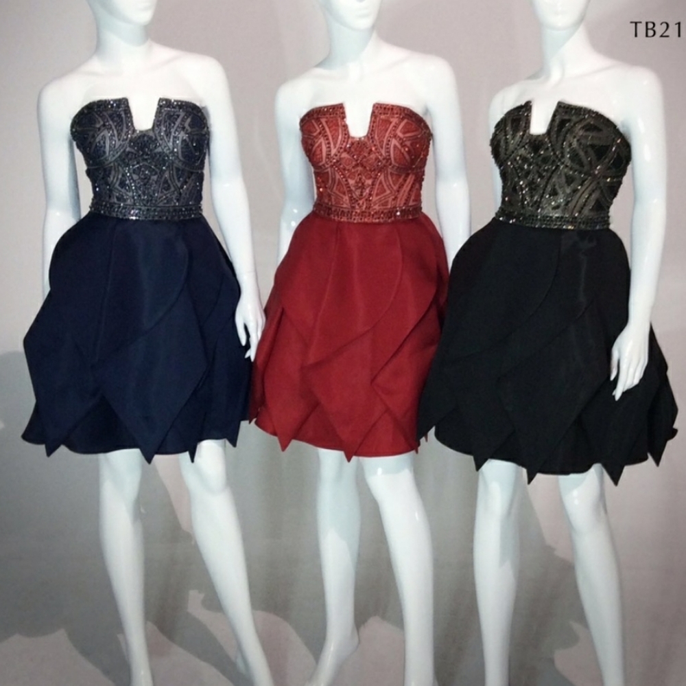 HOCO Tony Bowls short dress gown 4 cy